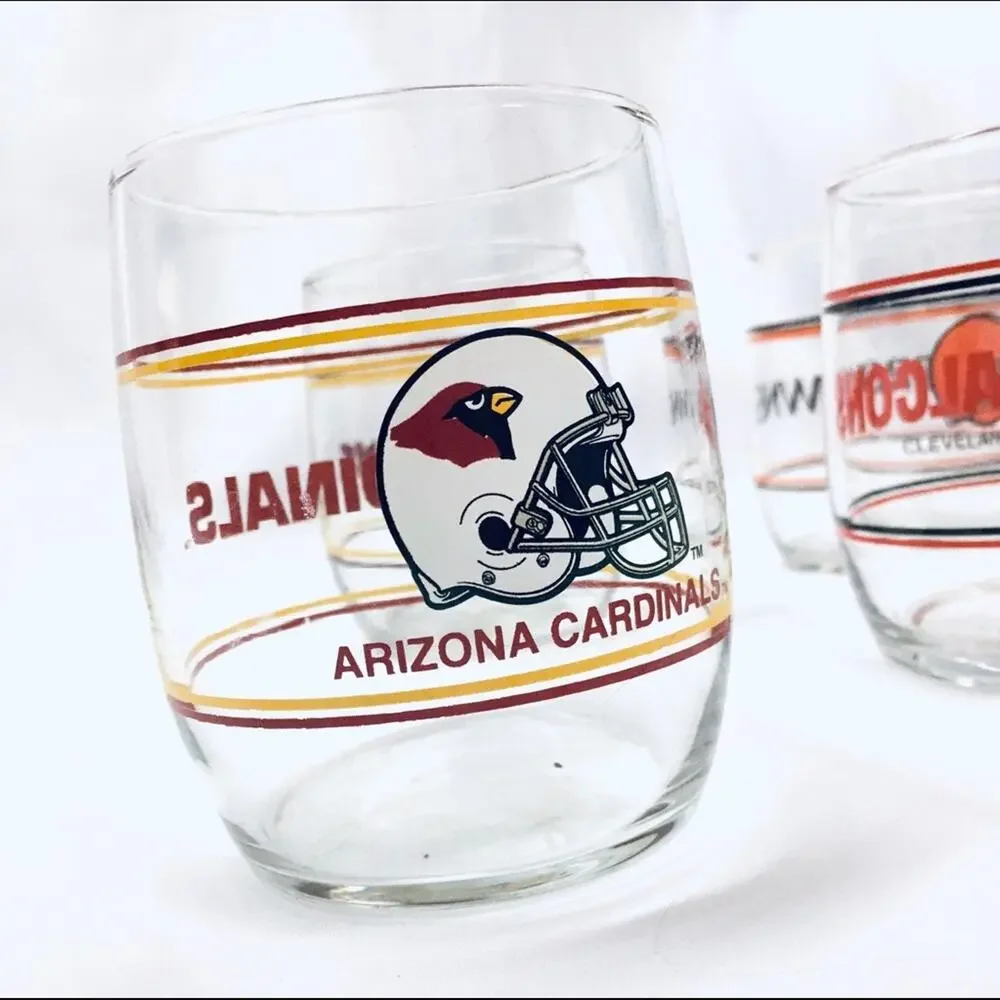 VTG 1990’S NFL FOOTBALL TEAM NAME & HELMET GLASSES